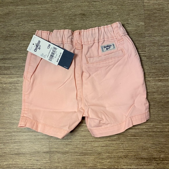 Oshkosh Baby Girls Stretch Flat Front Shorts - Picture 2 of 2